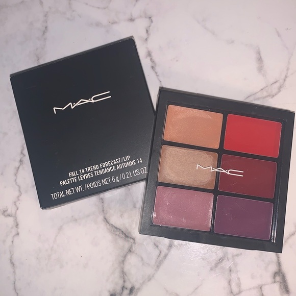 LNIB MAC FALL Trend Forecast Lip Palette - Picture 1 of 12